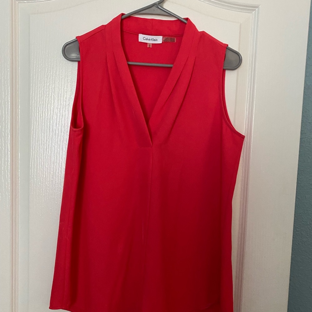 Calvin Klein sleeveless blouse size M